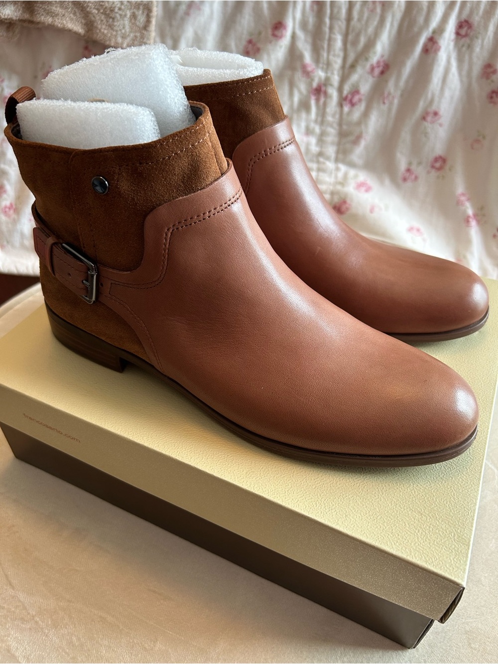 Franco Sarto Women’s Ankle Boots in Tan and Brown
